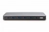 Digitus Stacja dokująca USB-C 13 portowa, max. 4K^60Hz z HDR, HDMI, DP, max. 3 monitory (MST), USB-C 3.2 Gen2, Gigabit Ethernet